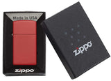 Encendedor Zippo Slim® Red Matte 1633