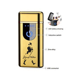 Encendedor Electrico CC-421JW  / Cruz Arco De Plasma Usb Recargable