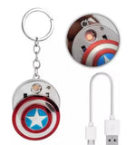 Encendedor Electrico Llavero Capitan America CC-53