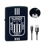Encendedor Electrico de Plasma Recargable  MR-205-2  Alianza Lima