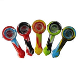 Pipa de vidrio con silicona CC-634