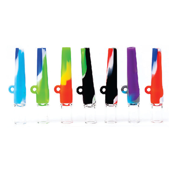 Pipa de silicona con vidrio CC-756