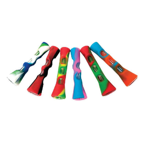 Pipa de vidrio con silicona CC-633