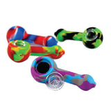 Pipa de vidrio con silicona CC-634