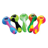 Pipa de vidrio con silicona CC-634