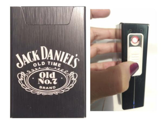 Cigarrera Con Ence. Electrónico Jack Daniels CC-831